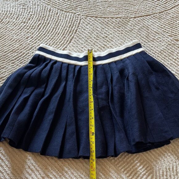 Aerie Dark Blue Pleated Mini Skirt - Picture 7 of 7